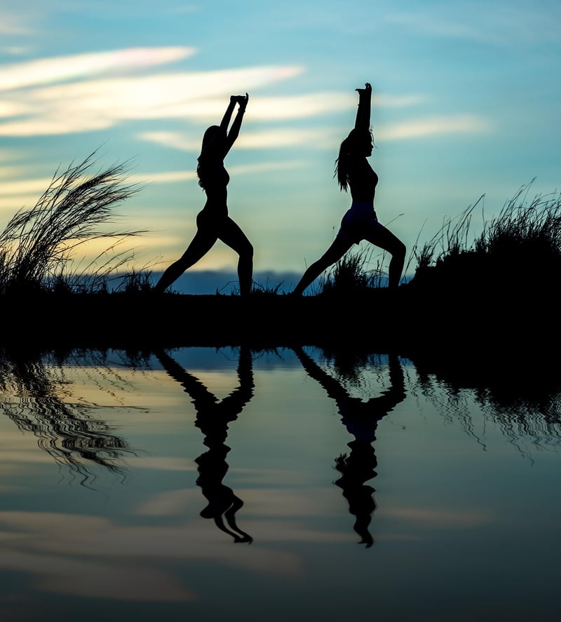 Yoga Meditation Silhouette